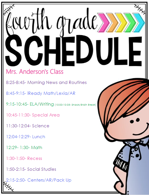 Schedule